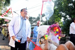 Warga Surabaya Terkejut Anak Djoko Widodo Ikut Karnaval di Surabaya