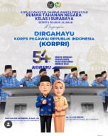 KORPRI ke-54, Rutan Kelas I Surabaya Tegaskan Komitmen Pelayanan Publik yang Makin Maju Surabaya — Peringatan Hari Ulan