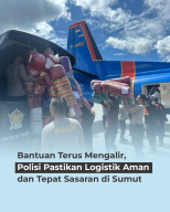 Polri Perkuat Penanganan Darurat Banjir dan Longsor di Sumatera Utara, Distribusi Logistik Terus Dimaksimalkan