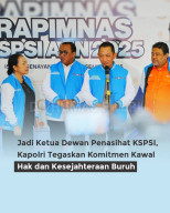 Kapolri Tegaskan Komitmen Kawal Hak dan Kesejahteraan Buruh saat Ditunjuk sebagai Ketua Dewan Penasihat KSPSI