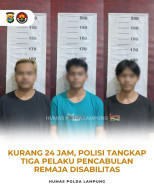 Tiga Pelaku Pencabulan Remaja Disabilitas Dibekuk Polisi, Aksi Biadab Dilakukan Bergilir di Kontrakan