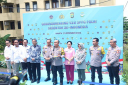 Wakapolri Pimpin Groundbreaking 436 SPPG Serentak, Polri Tancap Gas Sukseskan Program Makan Bergizi Gratis