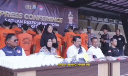 Perang Terhadap Narkoba: Polres Kediri Kota Bongkar 76 Kasus Sepanjang 2025, 125 Tersangka Diciduk