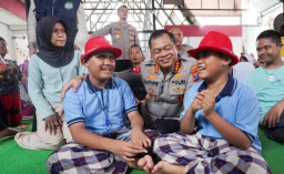 Bakti Sosial Hari Reserse ke-78, Polrestabes Surabaya Rangkul Anak Difabel dan Warga Kampung Bebas Narkoba