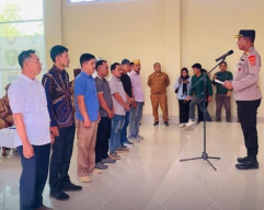 Polres Kolaka Timur Gelar Deklarasi Damai Pilkades Ambapa dan Amokuni