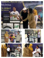 Di Tengah Padat Agenda Akhir Tahun, Camat Simokerto Serahkan Dua Gerobak Pentol dan Modal Usaha untuk Warga