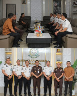 Perkuat Sinergi Penegakan Hukum, Karutan Kelas I Surabaya Sambangi Kejari Surabaya