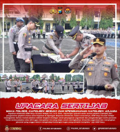Pimpin Sertijab Pejabat Utama, Kapolres Situbondo Tegaskan Komitmen Pelayanan Presisi