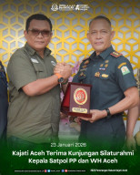 Perkuat Sinergi Penegakan Hukum, Kajati Aceh Terima Kunjungan Kepala Satpol PP