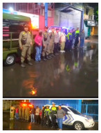 Patroli Harkamtibmas Polsek Semampir Sasar Titik Rawan, Jogo Keamanan Surabaya Dini Hari