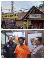 Polsek Semampir Selamatkan Terduga Curanmor dari Amukan Warga di Wonokusumo