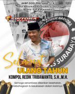 Resnarkoba Polrestabes Surabaya Beri Kejutan Spesial, AKBP Dodi Pratama Pimpin Ucapan HUT untuk Kompol Redik Tribawanto