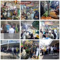 Gubernur Jatim Khofifah Serahkan Sembako untuk Pengemudi Becak di Pasar Tambahrejo Surabaya