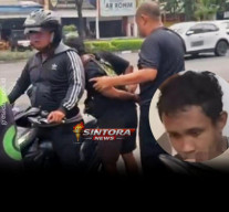 JAMBRET NGAGEL DITABRAK POLISI, KERNET TRUK TAK BERKUTIK