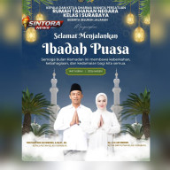 Penuh Makna! Pimpinan Rumah Tahanan Negara Kelas I Surabaya Sampaikan Ucapan Resmi Sambut Ramadhan 1447 H