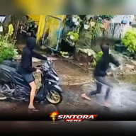 Dua Pria Bertopeng Lempar Sabu dan Ponsel ke Lapas Porong, Aksi Terekam CCTV