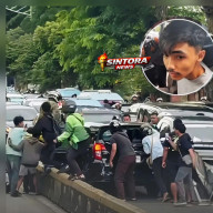 PANIK TAK PUNYA SIM, PEMUDA ASAL SIDOARJO PICU KEJAR-KEJARAN DAN AMUK MASSA DI GUNUNG SAHARI