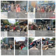 Satpol PP Kecamatan Simokerto Gelar Penertiban Terpadu, Lapak PKL Langgar Perda Ditertibkan