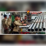 Tiang Fiber Diduga Tanpa Izin Gegerkan Tambaksari, Vendor Tinggalkan Lokasi Saat Dikonfirmasi