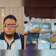 KURIR SABU 17,29 KILOGRAM DIHENTIKAN DI EXIT TOL BAKAUHENI, DIJANJIKAN UPAH RATUSAN JUTA RUPIAH