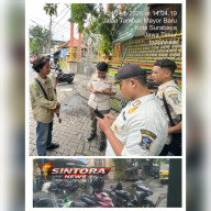 TRANSPARANSI DIPERTARUHKAN! PROYEK TIANG MYREPUBLIC DI TAMBak MAYOR DISETOP PETUGAS PUKUL 09.47 WIB