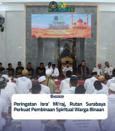 Peringatan Isra’ Mi’raj di Rutan Kelas I Surabaya, Perkuat Pembinaan Spiritual Warga Binaan