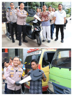 Truk dan Motor Curian Dikembalikan Polres Gresik Tangkap Pelaku Curat dan Tipu Gelap