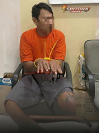 GAGAL BERAKSI, PELAKU JAMBRET DI SURABAYA MALAH MINTA DISELAMATKAN POLISI