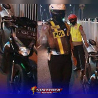 PANIK LIHAT RAZIA POLISI DI SURAMADU, PELAKU CURANMOR TINGGALKAN MOTOR CURIAN TANPA PLAT