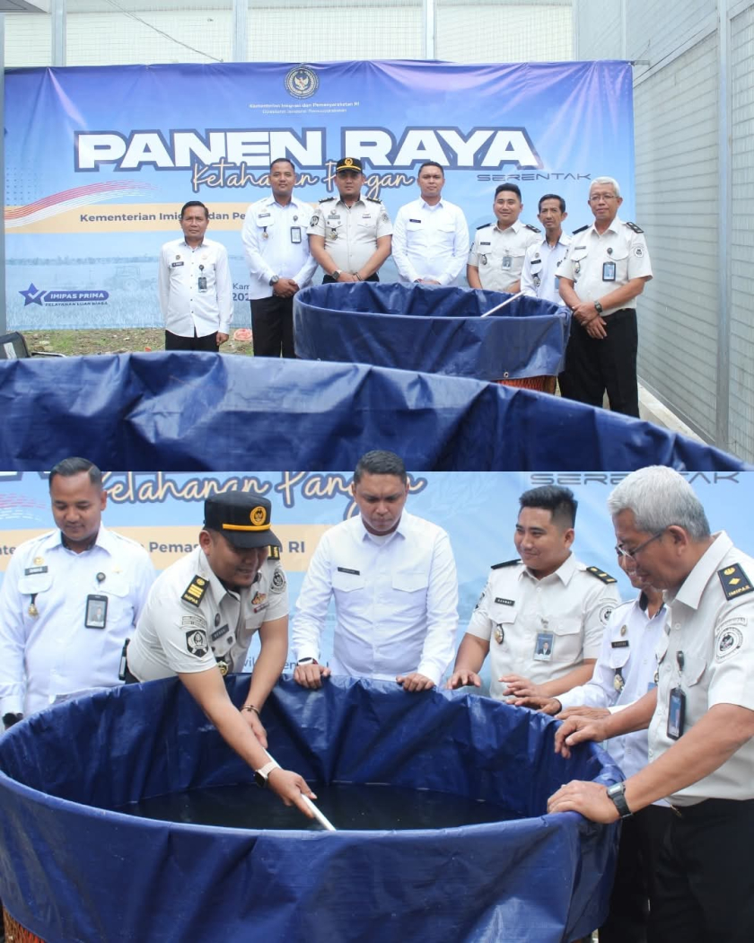 Panen Raya Pemasyarakatan 2025, Rutan Kelas I Surabaya Sumbang Lele untuk Korban Banjir Sumatra