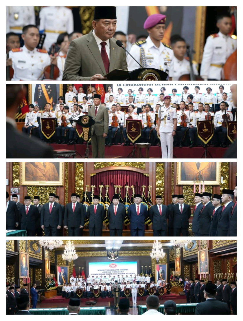 Menhan Sjafrie Pimpin Pelantikan Tenaga Ahli DPN, Perkuat Strategi Pertahanan Hadapi Tantangan Global